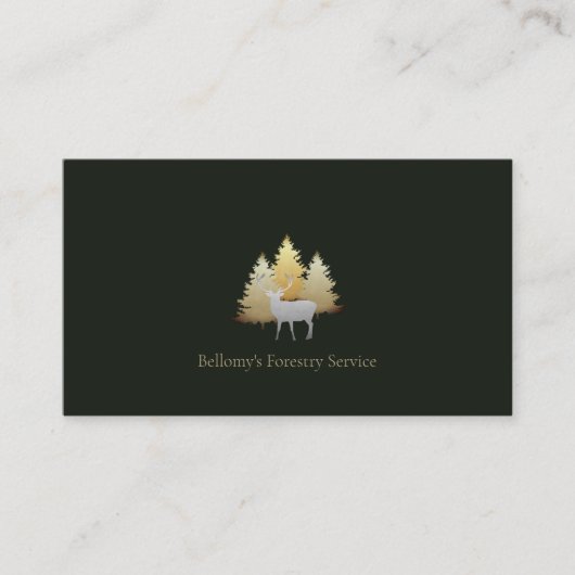 Carte De Visite Forestry Service (Devant)