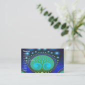 Carte De Visite Forêt céleste Art Fractal fin (Debout devant)