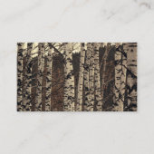 Carte De Visite Forêt de Birch Nature (Devant)