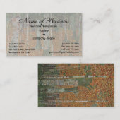 Carte De Visite Forêt de bouleau par Gustav Klimt (Devant / Derrière)