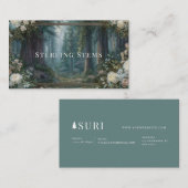 Carte De Visite Forêt de séquoias majestueuse (Devant / Derrière)