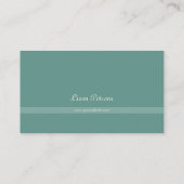 Carte De Visite Forêt enchantée Art Nouveau (Dos)