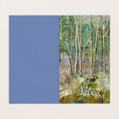 Carte De Visite forêt hivernale (Extérieur déplié)