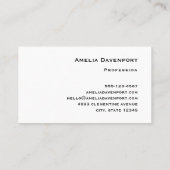 Carte De Visite Forêt magique avec lumières des fées (Dos)