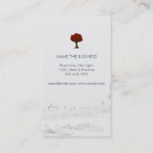 Carte De Visite Forêt naturelle Arbre d'Argent Entretien Paysage p (Dos)