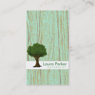 Carte De Visite Forêt naturelle Green Tree Care Paysage pelouse