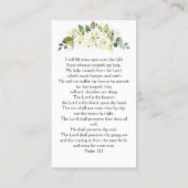 Carte De Visite Forever in Our Hearts Photo Funeral Prayer Card (Dos)