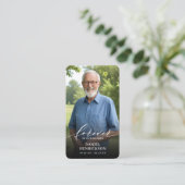 Carte De Visite Forever in our Hearts Photo Prayer Card (Debout devant)