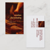 Carte De Visite Forge moderne de maréchal-ferrant (Devant / Derrière)