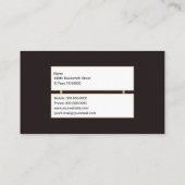 Carte De Visite Forgeron (Dos)