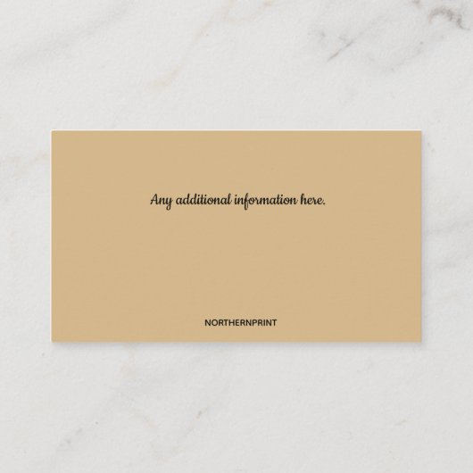 Carte De Visite Forgeron Farrier modifiable et cheval (Dos)