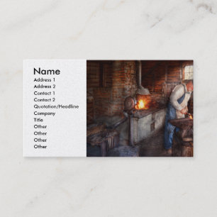 Carte De Visite Forgeron - Le Forgeron