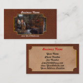 Carte De Visite Forgeron - travail de la forge (Devant / Derrière)