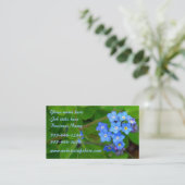 Carte de visite Forget Me Nots (Debout devant)