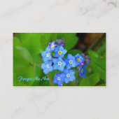 Carte de visite Forget Me Nots (Dos)