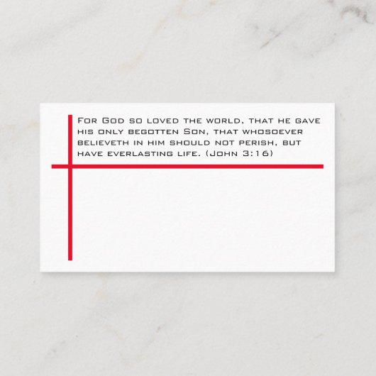 Carte De Visite Forgiven sinner's prayer and the gospel of Jesus (Dos)