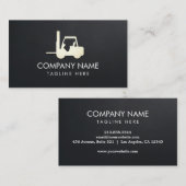 Carte De Visite Forklift, Logistique - Professionnel (Devant / Derrière)