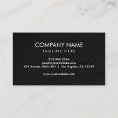 Carte De Visite Forklifts en noir blanc, Logistique - Professionne (Dos)