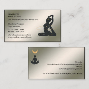 Carte De Visite Formateur de professeurs de yoga moderne