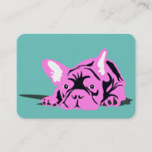 Carte De Visite Formateur français de sélectionneur de Bulldog (Devant)