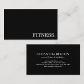 Carte De Visite Formateur minimal (Devant / Derrière)