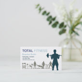 Carte De Visite Formateur personnel (Debout devant)