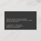 Carte De Visite Formateur personnel | Activités fitness | Code QR (Dos)