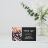 Carte De Visite Formateur personnel | Entraînement de force | Poid (Debout devant)