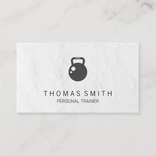 Carte De Visite Formateur personnel | Kettle Bell (Devant)