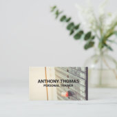 Carte De Visite Formateur personnel | Plaques de poids Machine de  (Debout devant)