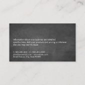 Carte De Visite Formateur personnel | Poids (Dos)