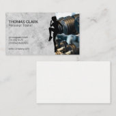 Carte De Visite Formateur personnel | Poids (Devant / Derrière)