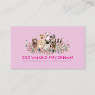 Carte De Visite Formateur pour chien réactif Soutien pour l'anxiét