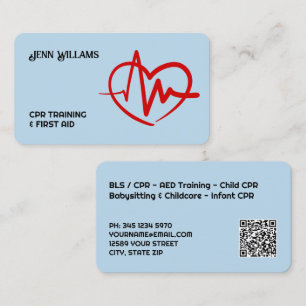 Carte De Visite Formateur RCR QR