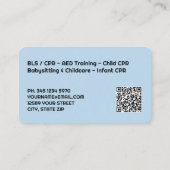 Carte De Visite Formateur RCR QR (Dos)