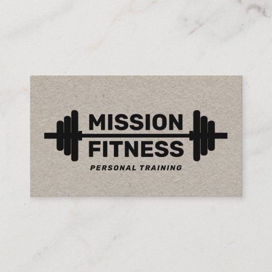 Carte De Visite Formation au poids - Formation personnelle Kraft (Devant)