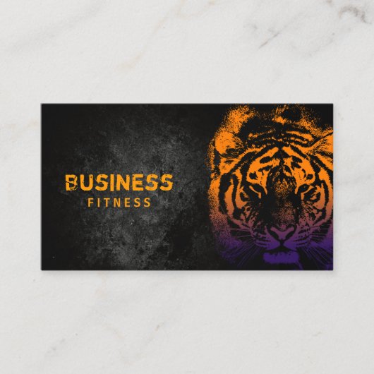 Carte De Visite Formation Cool Tiger Professionnel (Devant)