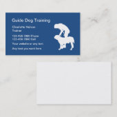 Carte De Visite Formation de chien de guide (Devant / Derrière)