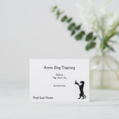 Carte De Visite Formation de chien de point culminant (Debout devant)