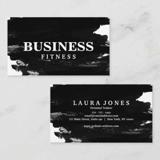 Carte De Visite Formation de conditionnement physique Professionne (Devant / Derrière)