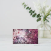 Carte De Visite Formation de nébula dans l'espace extra-atmosphéri (Debout devant)