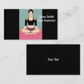 Carte De Visite Formation de yoga  (Devant / Derrière)