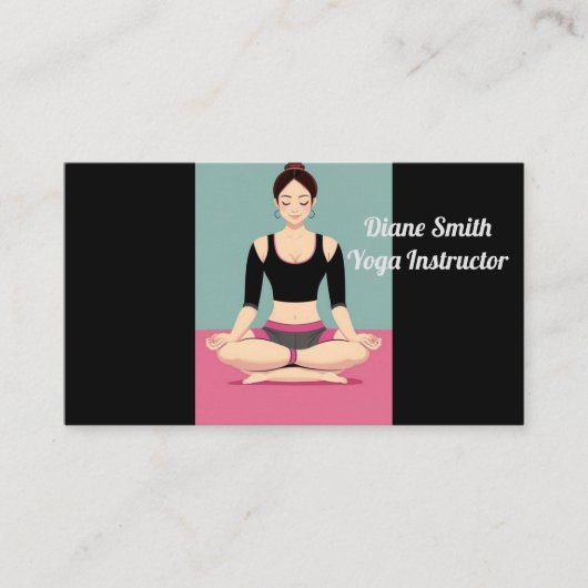 Carte De Visite Formation de yoga  (Devant)