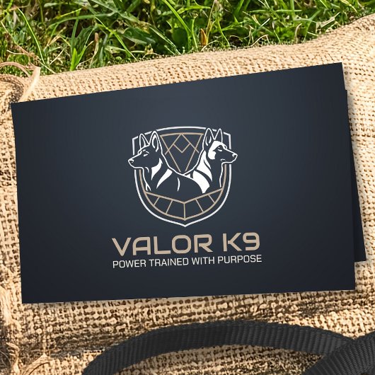 Carte De Visite Formation des chiens de travail - GSD- Malinois