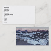 Carte De Visite Formation d'Iceberg (Devant / Derrière)