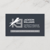 Carte De Visite Formation K9 - Entraîneur de chiens - Comportement (Devant)