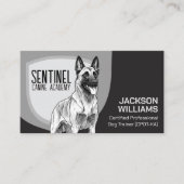 Carte De Visite Formation K9 - Entraîneur de chiens - Comportement (Devant)