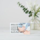 Carte De Visite Formation Médicale sur le RCR et l'IFRE (Debout devant)