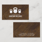 Carte De Visite Formation personnelle (bois) (Devant / Derrière)