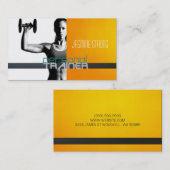 Carte De Visite Formation Personnelle, Fitness, Femmes, Dame, Sall (Devant / Derrière)